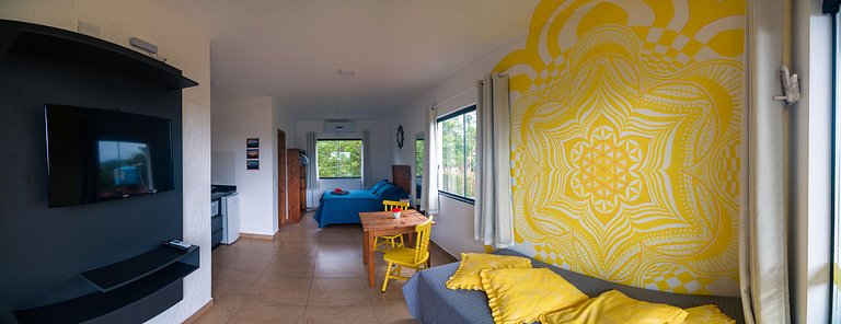 Flat 3|4 - Lugar ao Sol - Flats c/ Cozinha no Rosa