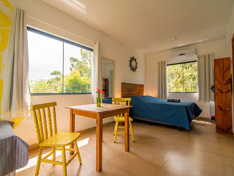 Flat 3|4 - Lugar ao Sol - Flats c/ Cozinha no Rosa