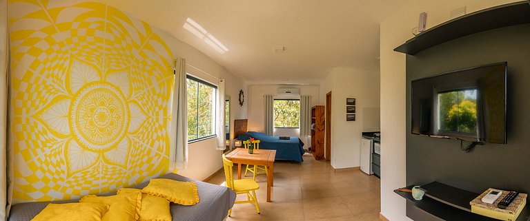 Flat 3|4 - Lugar ao Sol - Flats c/ Cozinha no Rosa