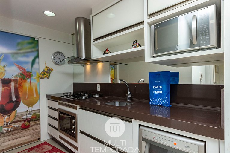 Boulevard 122D - Excelente apartamento em condomínio de luxo