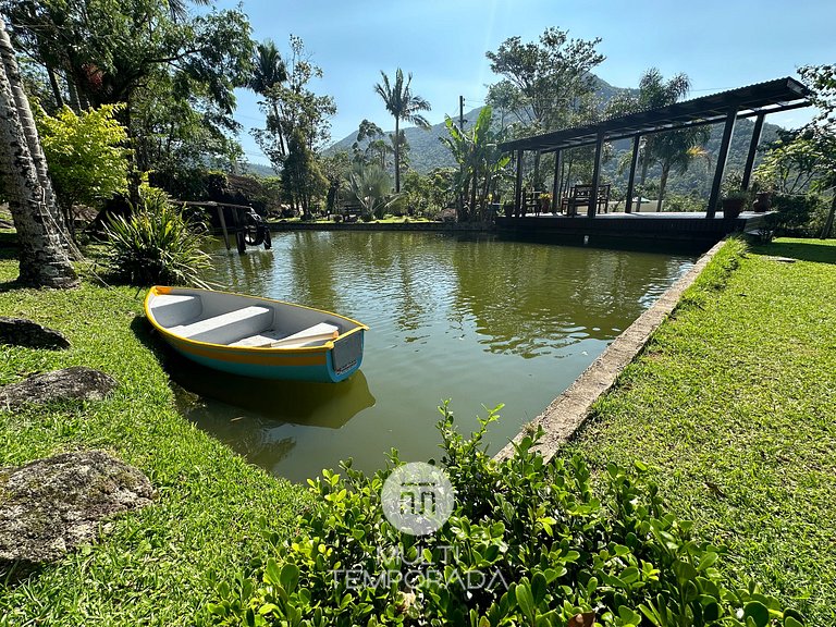 Sítio Morada do Pai: Piscina e Descanso