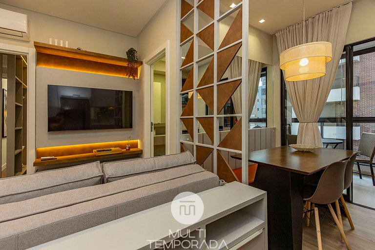 Villa Francione 302 - Loft de Alto Padrão a Metros do Mar -