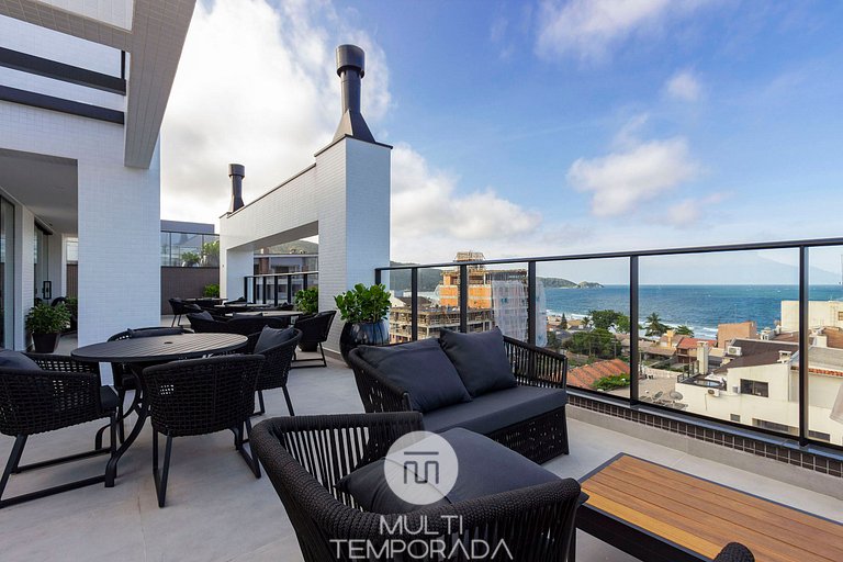Villa Francione 406 - Loft de Alto Padrão a Metros do Mar -