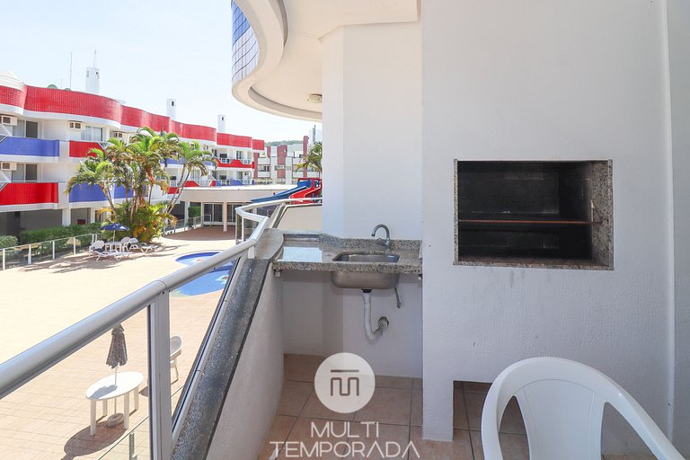 Gran vista al mar y piscina - BO01I