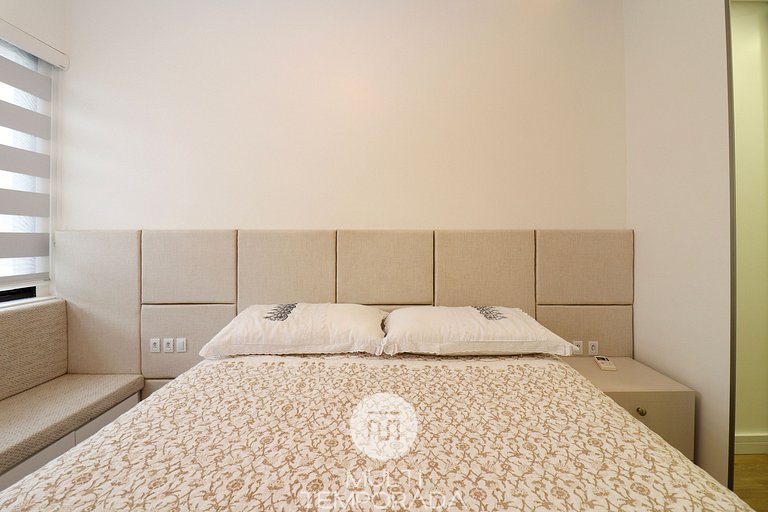 Excelente apartamento en condominio frente al mar