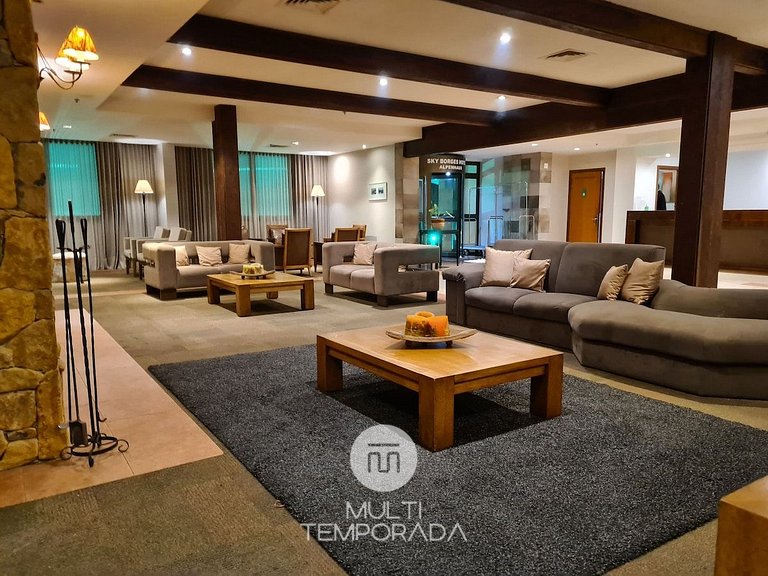 Apart-hotel em Gramado, padrão 4 estrelas, no centro