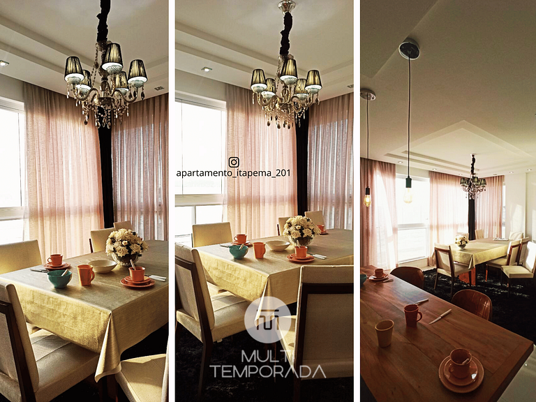 Apto Panorâmico Vista Mar em Itapema - SC