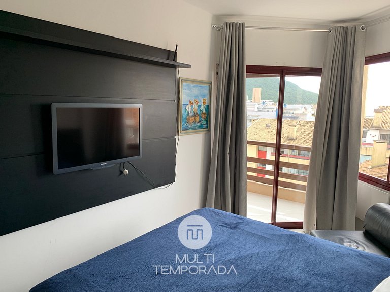 Apartamento com Vista do Mar em Residencial com Piscina