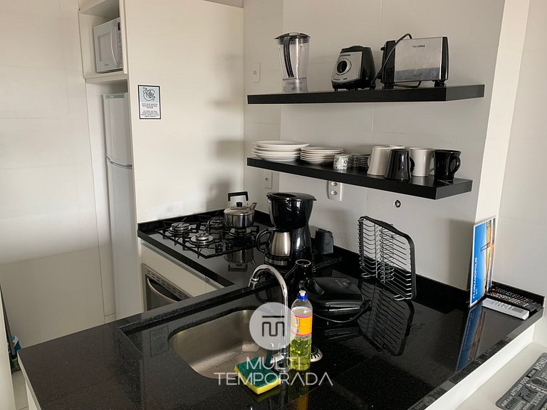 Apartamento com Vista do Mar em Residencial com Piscina