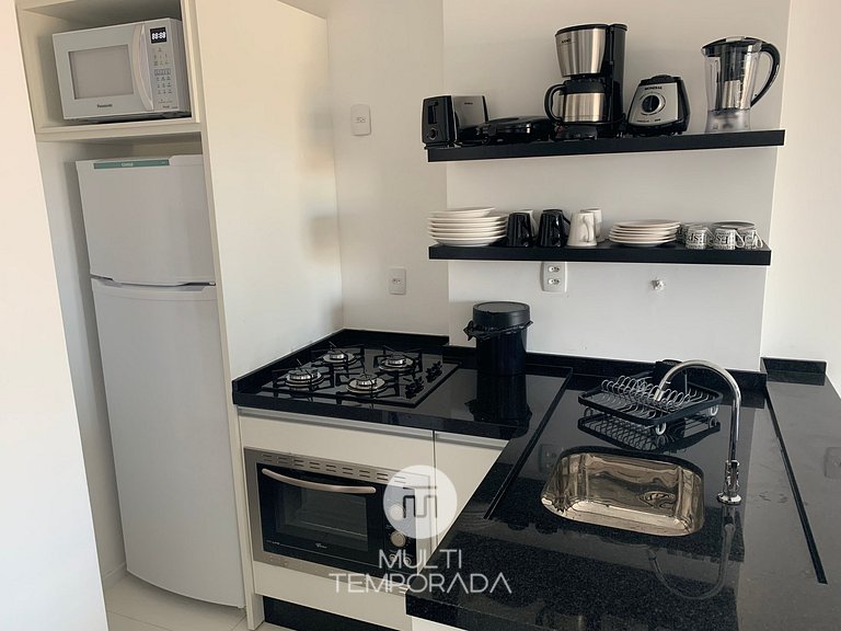 Apartamento com Vista do Mar em Residencial com Piscina