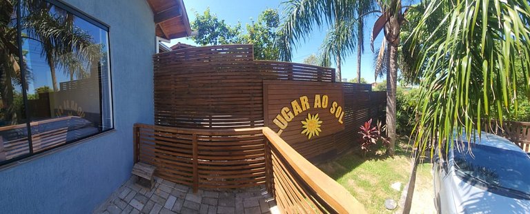 Chalé 7 - Lugar ao Sol - Flats c/ Cozinha no Rosa