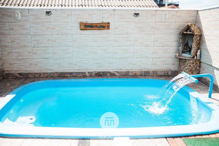 Refúgio na Praia do Campeche com Piscina Privativa