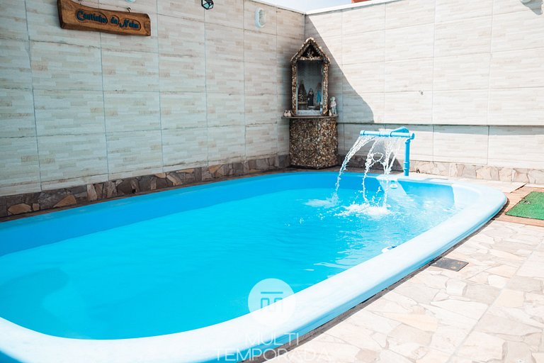 Refúgio na Praia do Campeche com Piscina Privativa