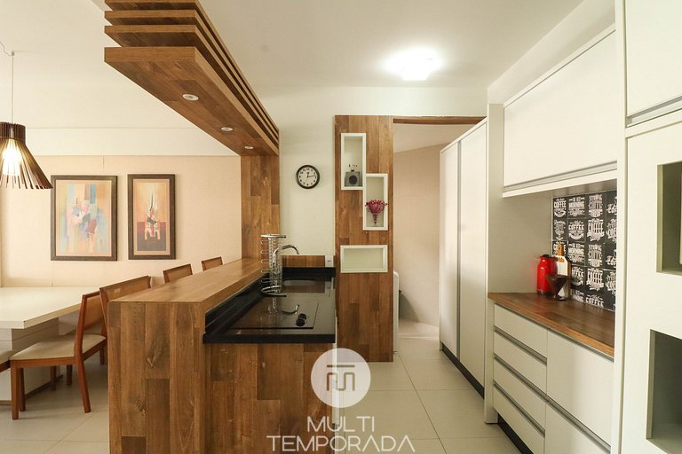 Maravilhoso apto com vista para o mar - HB55F