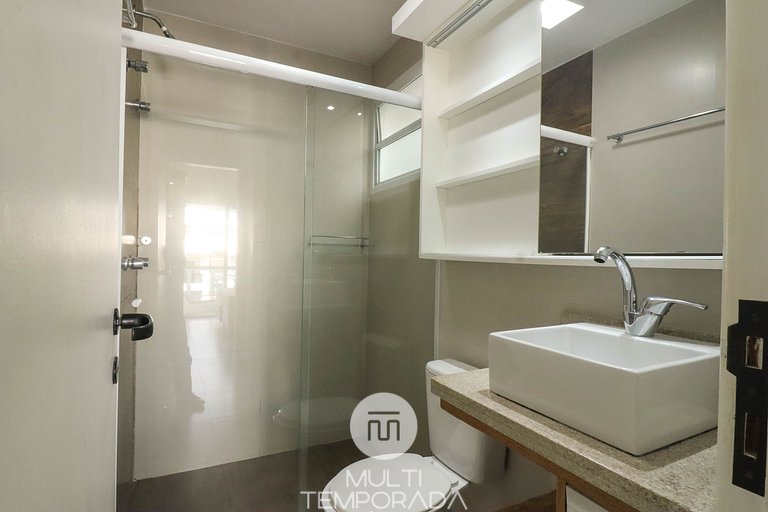 Maravilhoso apto com vista para o mar - HB55F