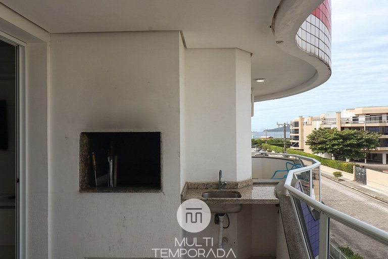 Maravilhoso apto com vista para o mar - HB55F