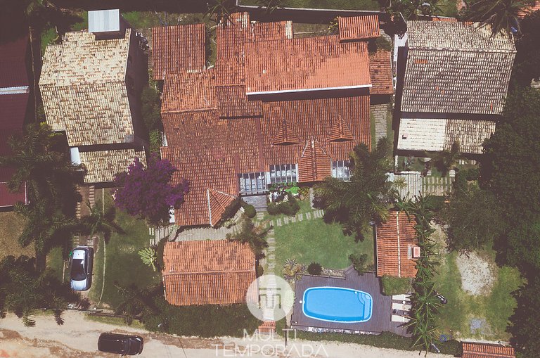 Casa Master com Varanda - Pousada Rosa da Praia