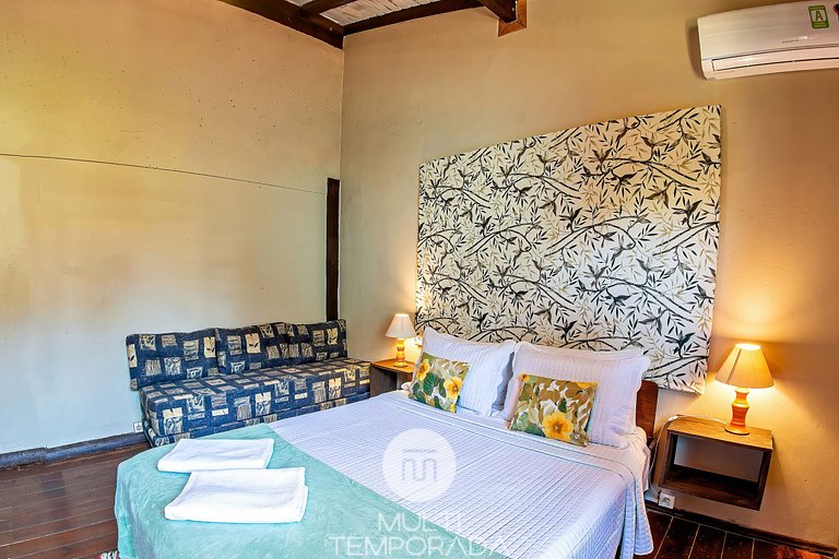 Casa Família com Varanda - Pousada Rosa da Praia