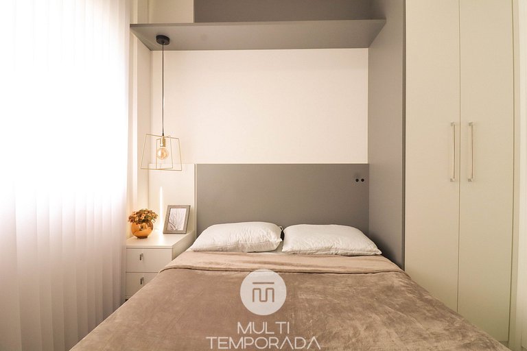 Excelente apartamento a 100m do mar - LS01I