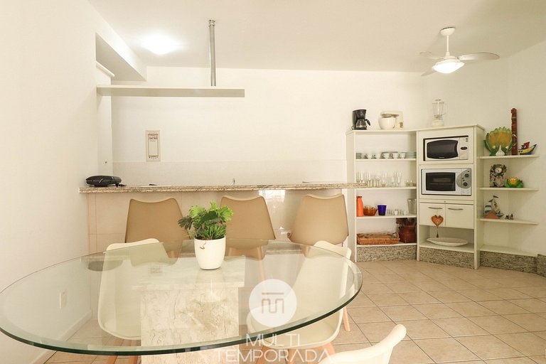 Apartamento a 30m do mar para 6 pessoas - JP01G