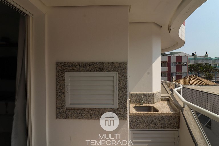 Apartamento a 30m do mar para 6 pessoas - JP01G