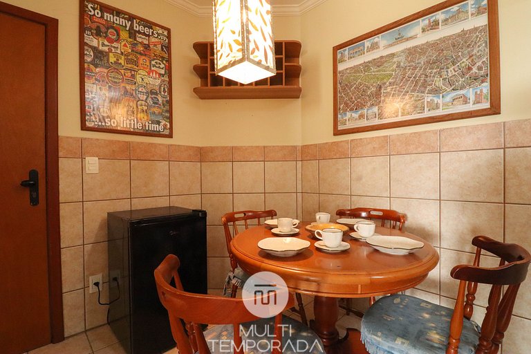 Maravilhoso apartamento com vista mar - HB49F