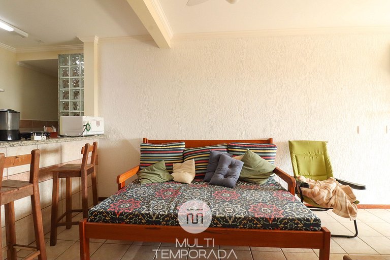 Maravilhoso apartamento com vista mar - HB49F