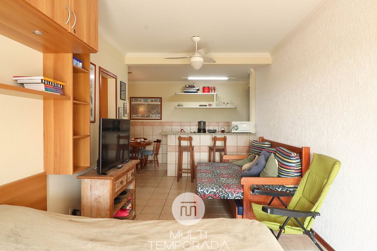 Maravilhoso apartamento com vista mar - HB49F