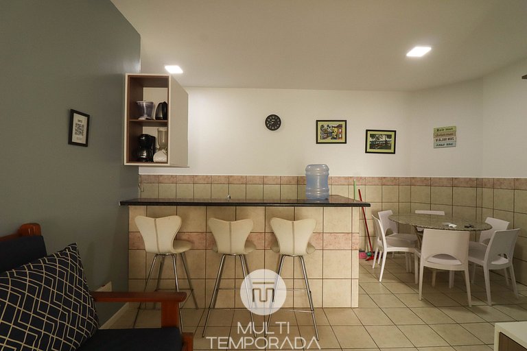 Apartamento para 6 pessoas vista mar- MB03I
