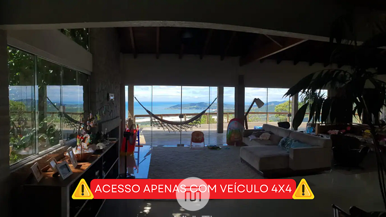 Casa Garopaba com Vista Panorâmica do Mar