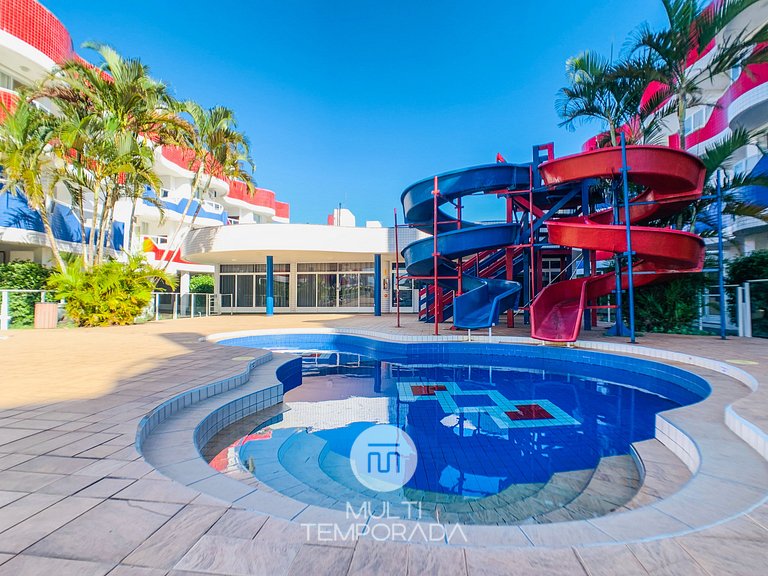 Maravilhoso apto com vista mar e piscina - MB04I