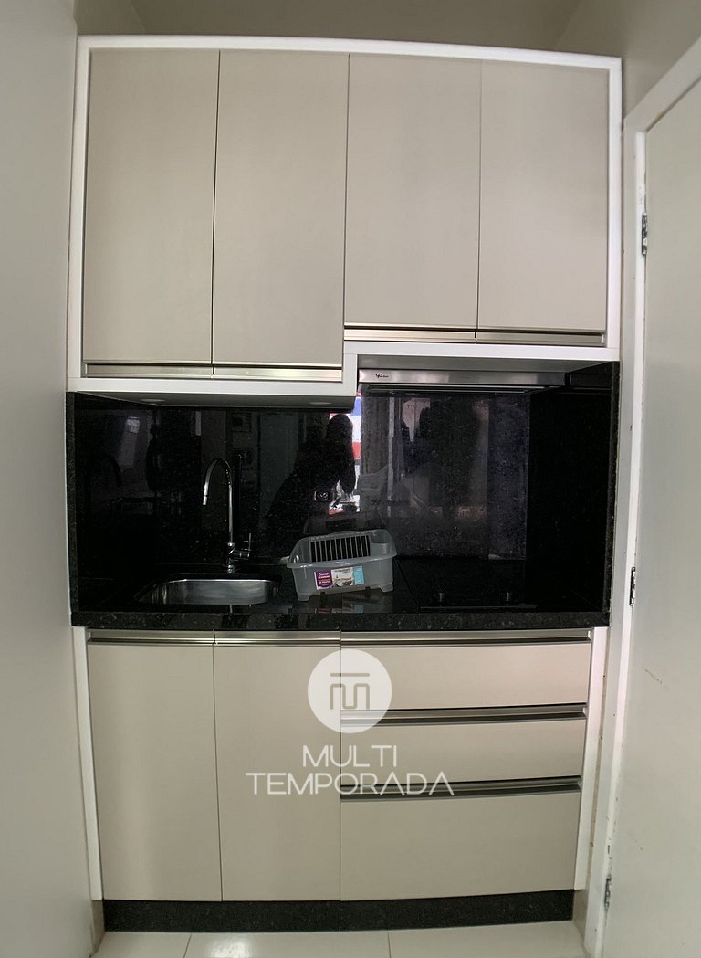 Maravilhoso apto com vista mar e piscina-HB03F