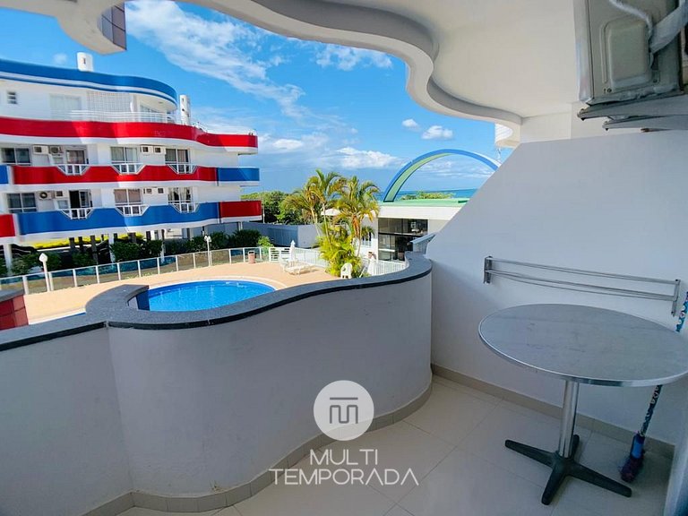 Maravilloso apartamento con vista al mar y piscina - HB03F