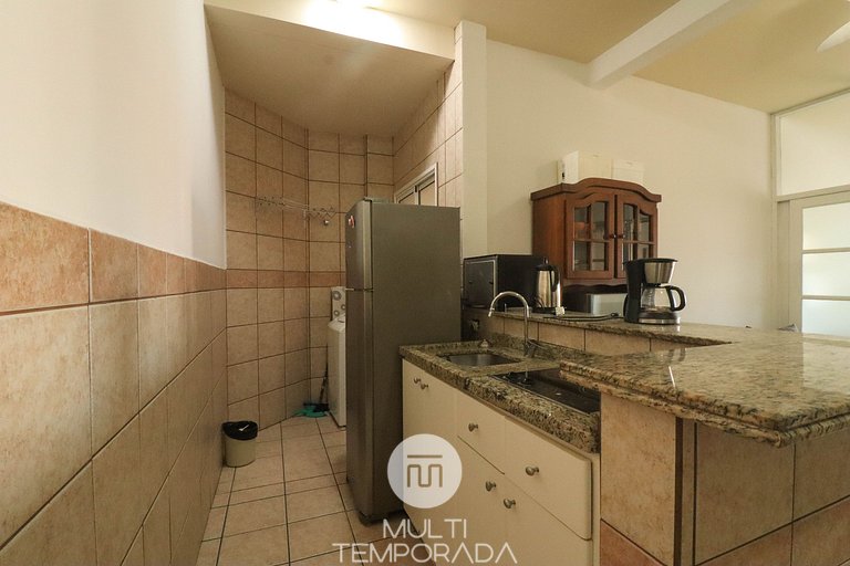 Apartamento com vista para o mar e wi-fi - HB40F