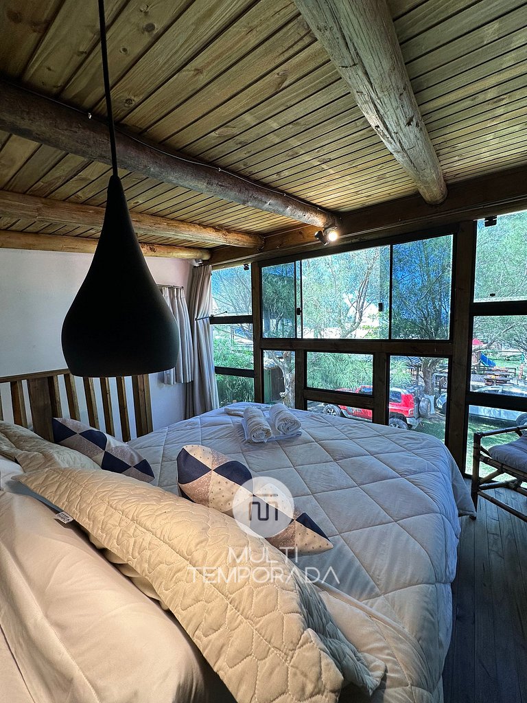 Chalé Deluxe Queen - Pousada Cardoso Surf Camping