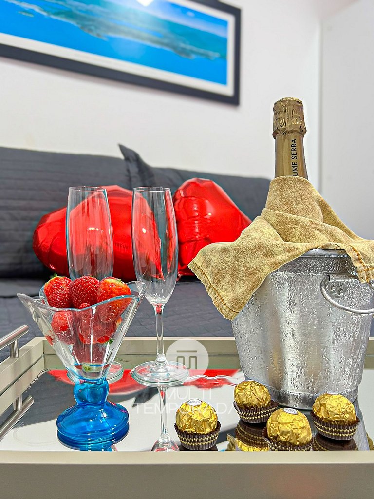 Suite Duplo Solar - Térrea e Vista Ampla