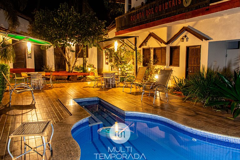 Demi-Suíte Arara-azul Pousada Quinta dos Quintais