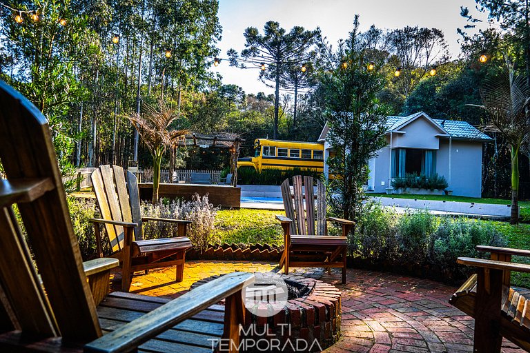 American Bus Glamping - Capinzal/SC