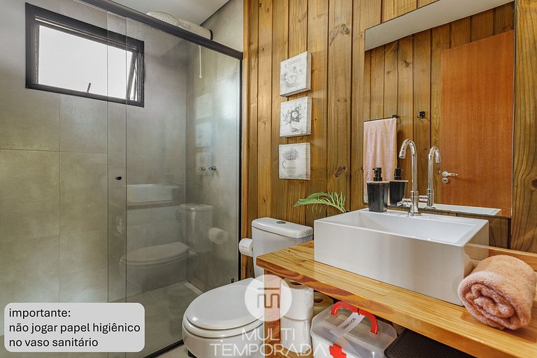 Exclusive EcoHouse! Privacy 100 m Praia Campeche