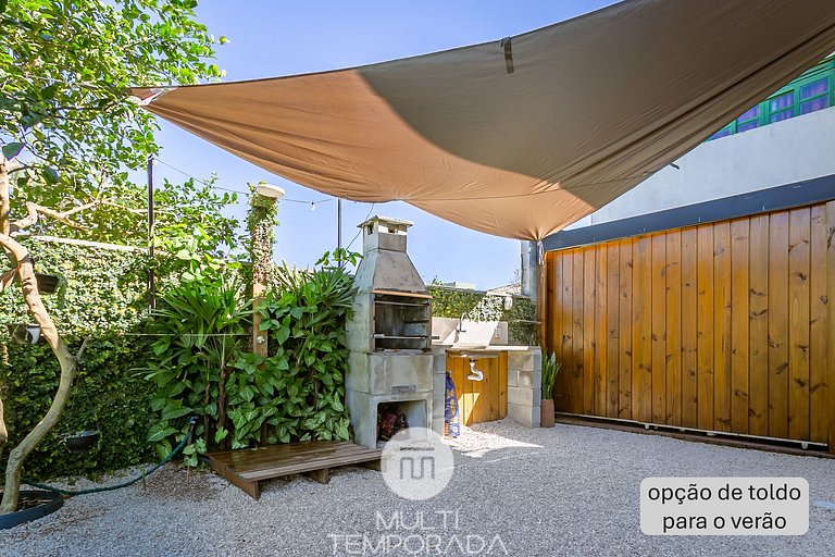 EcoHouse intimista e jardim tropical à 200m praia