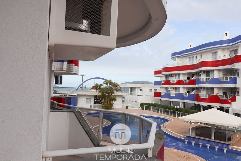 Hermoso apartamento frente a la piscina con wi-fi - HB19F