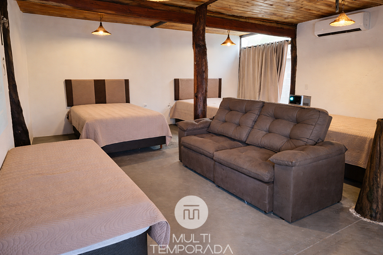 Suíte 8 - Big Room - Essência da Guarda Surf House