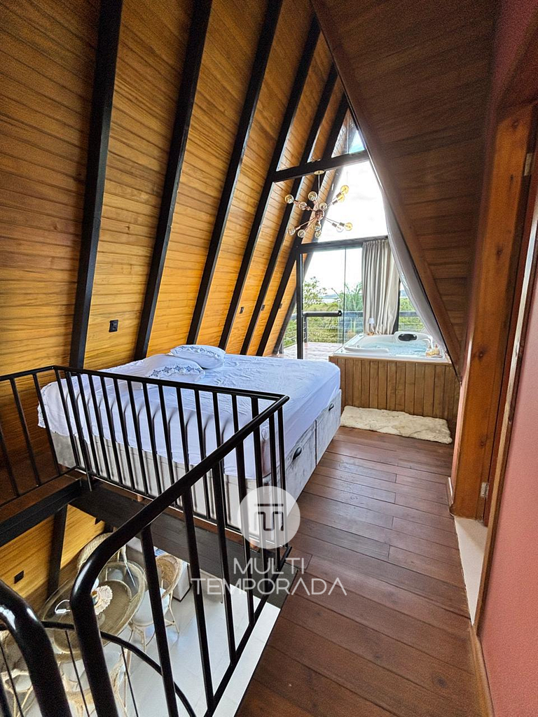 Chalé Lagoa do Coração c/ Jacuzzi - Paulo Lopes/SC