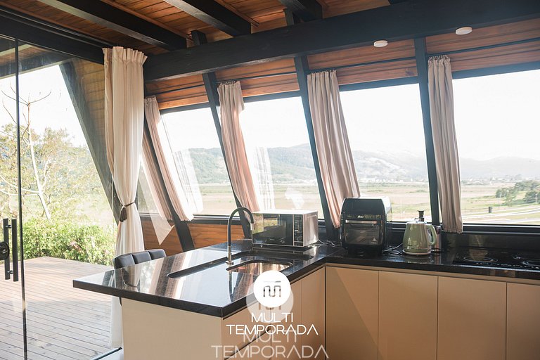 Chalé Lagoa do Coração c/ Jacuzzi - Paulo Lopes/SC