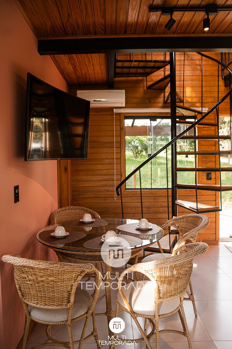 Chalé Lagoa do Coração c/ Jacuzzi - Paulo Lopes/SC