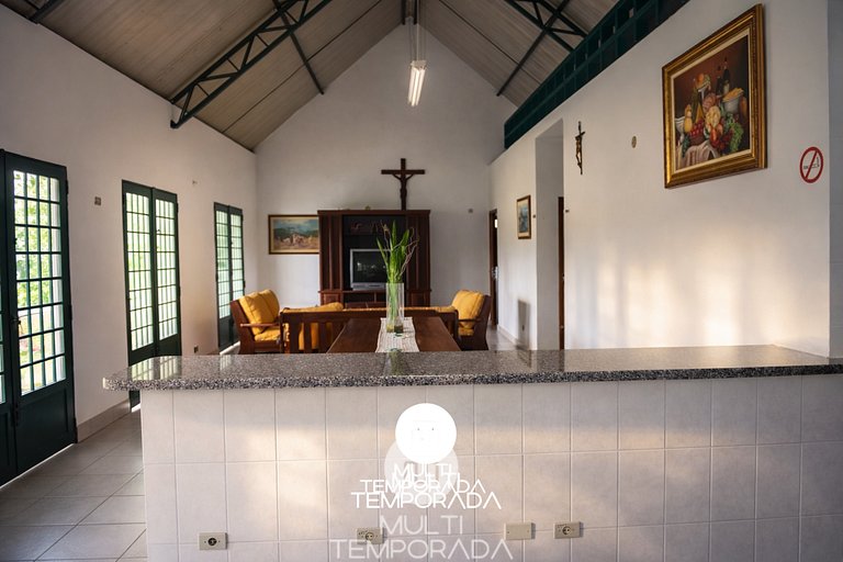 Chácara 3 Poderes Piscina - 60 pessoas - Guararema