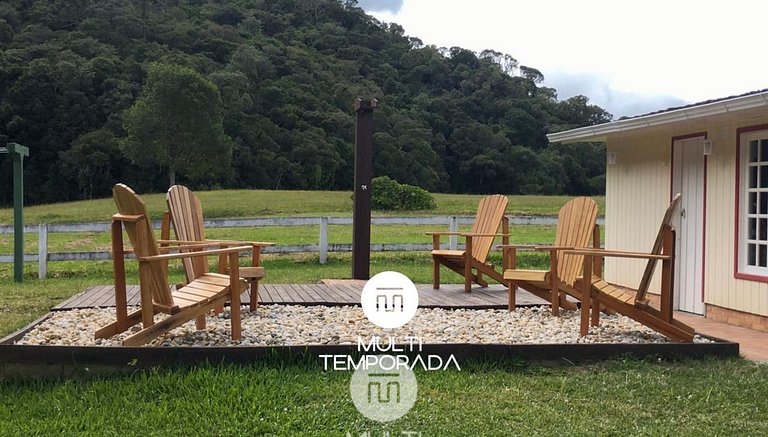 Linda Casa em Estilo Germânico em Rancho Queimado