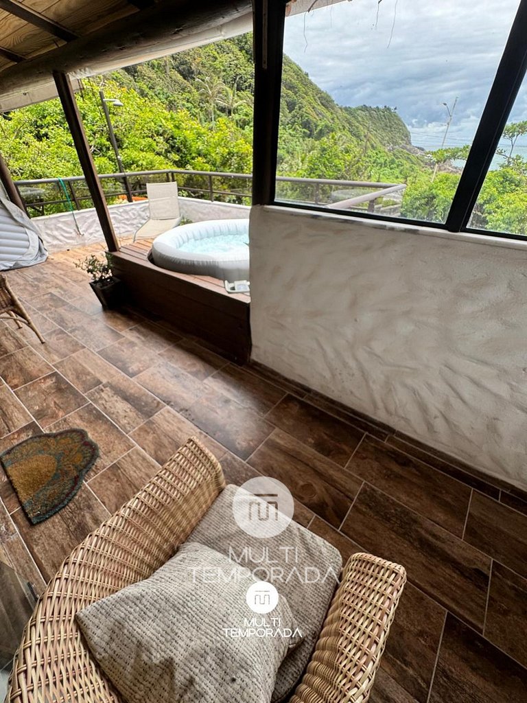 Suíte Vista Mar com Jacuzzi - Ondas da Grande - SC