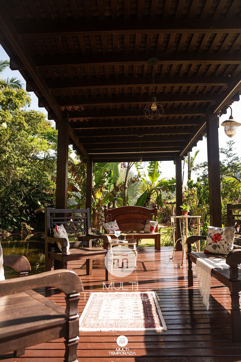 Sítio Morada do Pai com Piscina e Sinuca