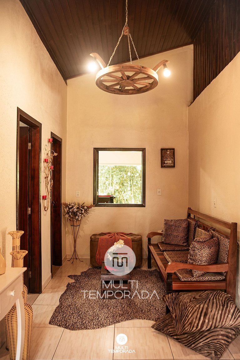 Sítio Morada do Pai com Piscina e Sinuca